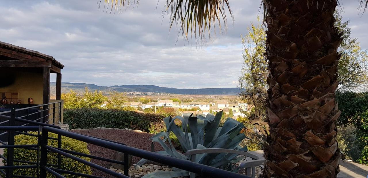 Beautiful Villa With A Stunning View Roujan Zewnętrze zdjęcie