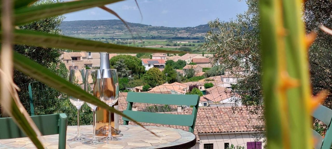 Beautiful Villa With A Stunning View Roujan Zewnętrze zdjęcie